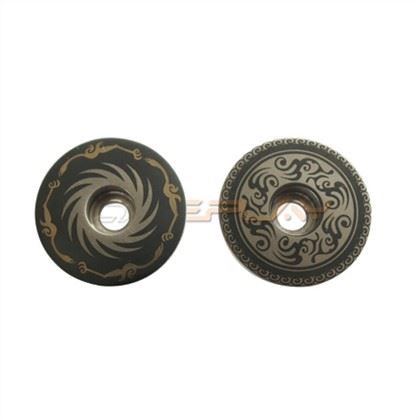 Titanium Headsets Top Cap with Laser Images