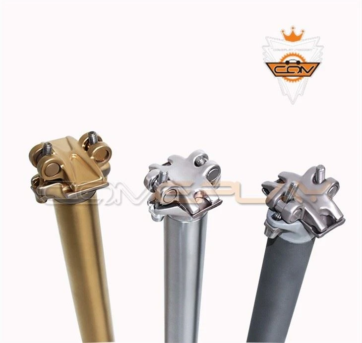 COMEPLAY MTB Seat Post Road Seat Post31.6 350 mm Titanium Double Nail Seat Post