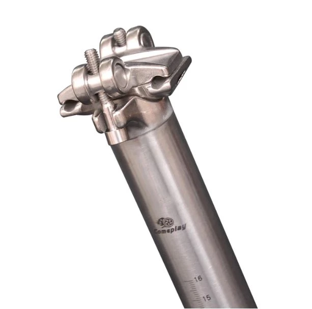 COMEPLAY MTB Seat Post Road Seat Post31.6 350 mm Titanium Double Nail Seat Post