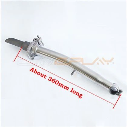 Titanium Brompton Stem Handle Post Titanium Brompton Quill Stem H Type With Wedge