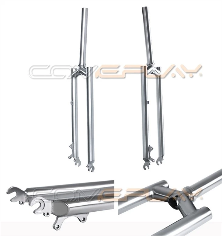 Titanium Front Fork Square-shaped Shoulder Fork Fit For MTB Disc Brake 26/27.5/29er