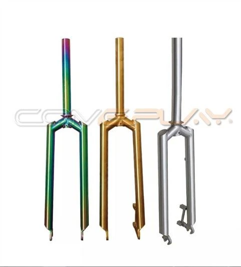 Titanium Front Fork Square-shaped Shoulder Fork Fit For MTB Disc Brake 26/27.5/29er