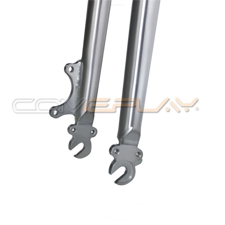 Titanium Road Bicycle Disc Brake Integral Front Fork Fit For 700c